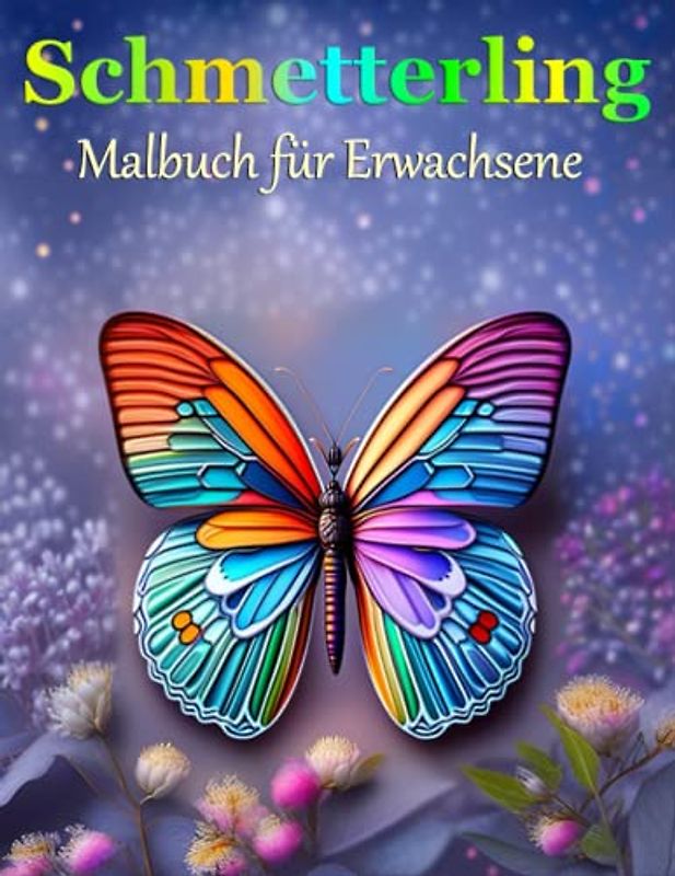 Schmetterling Malbuch für Erwachsene: Tauchen Sie ein in die Welt der Schmetterlinge mit 50 kunstvollen Ausmalbildern und entspannen Sie dabei Ihren Geist