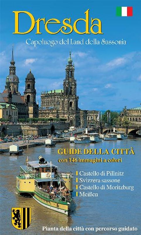 Stadtführer Dresden - die Sächsische Residenz - italienische Ausgabe