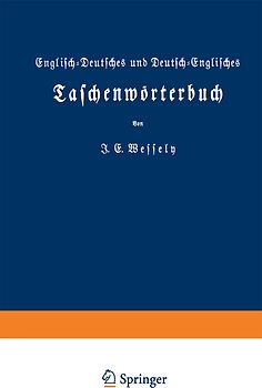 Englisch-Deutsches und Deutsch-Englisches Taschenwörterbuch