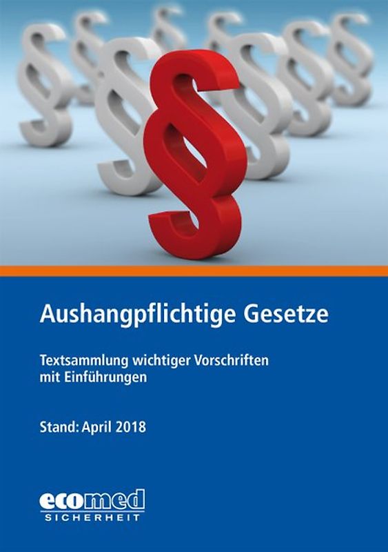 Aushangpflichtige Gesetze