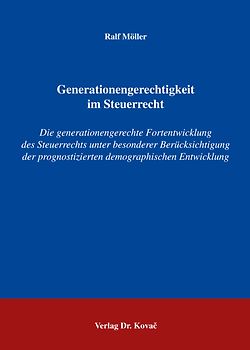Generationengerechtigkeit im Steuerrecht