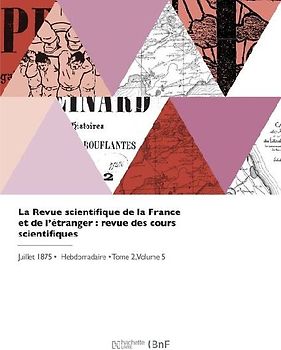 La revue scientifique de la France et de l'étranger