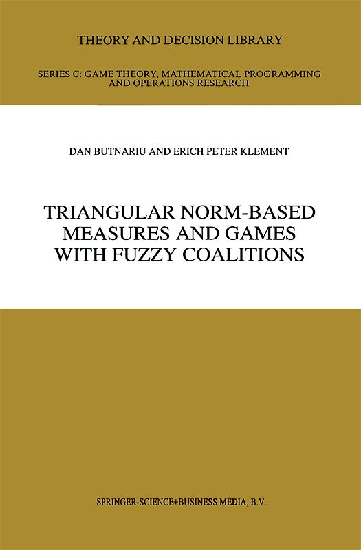Triangular Norm-Based Measures and Games with Fuzzy Coalitions
