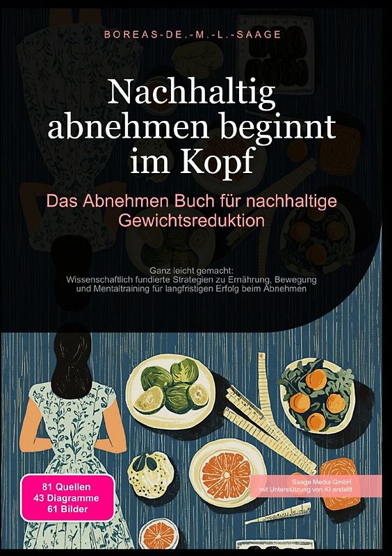 Abnehmen (DE) / Nachhaltig abnehmen beginnt im Kopf: Das Abnehmen Buch für nachhaltige Gewichtsreduktion