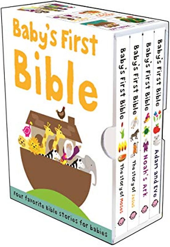 Baby's First Bible Boxed Set: The Story of Jesus, Noah's Ark, the Story of Moses, Adam and Eve: The Story of Moses, the Story of Jesus, Noah's Ark, and Adam and Eve (Bible Stories)