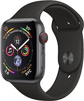 Apple Watch Series 4 44mm caja de aluminio en gris espacial y correa deportiva negra [Wifi + Cellular]