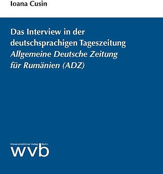 Das Interview in der deutschsprachigen Tageszeitung Allgemeine Deutsche Zeitung für Rumänien (ADZ)