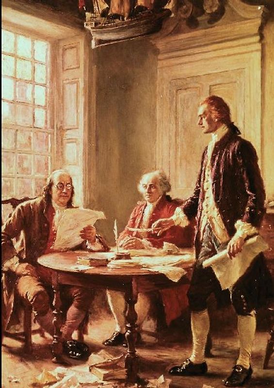 The Leviathan (1651), The Two Treatises of Government (1689), The Social Contract (1762), The Constitution of Pennsylvania (1776)