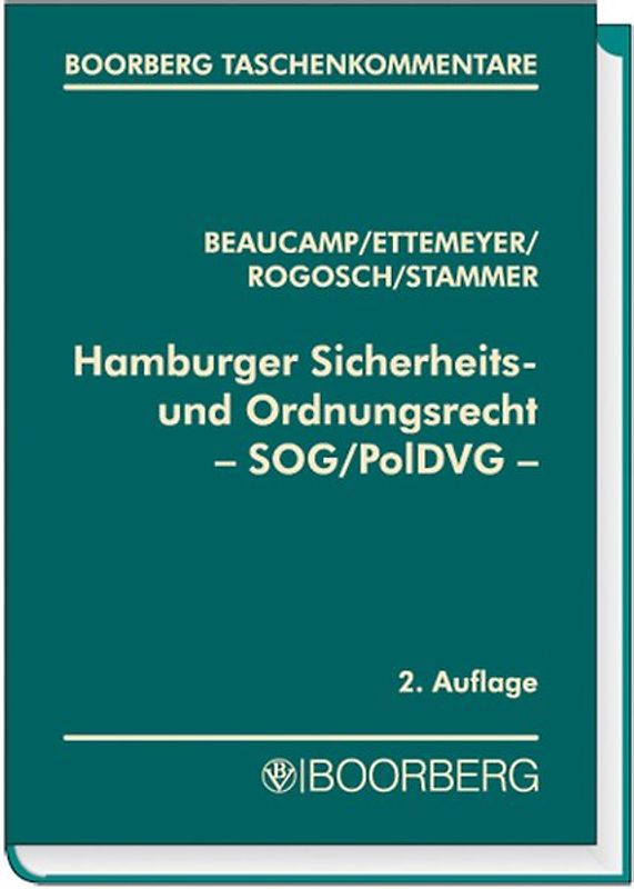 Hamburger Sicherheits- und Ordnungsrecht (SOG/PolDVG)