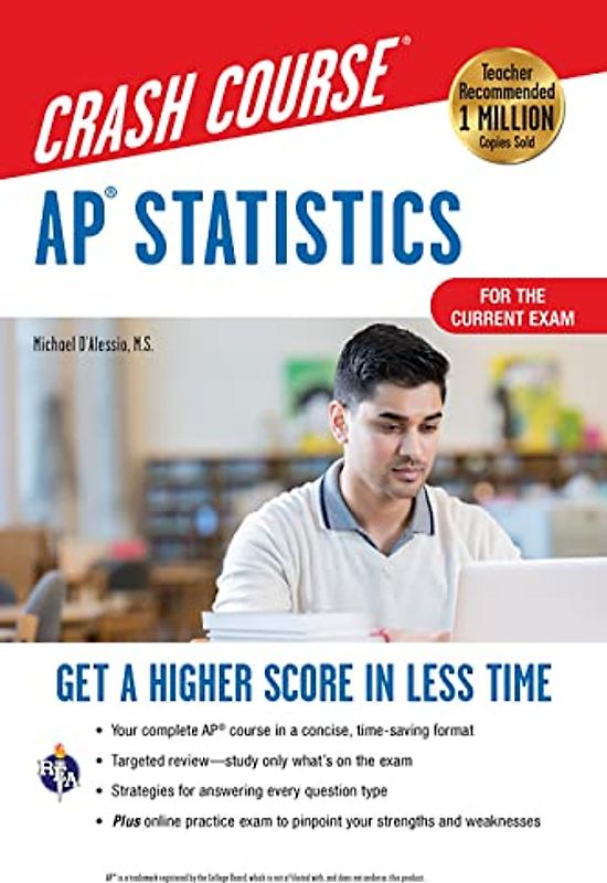 Ap(r) Statistics Crash Course, Book + Online