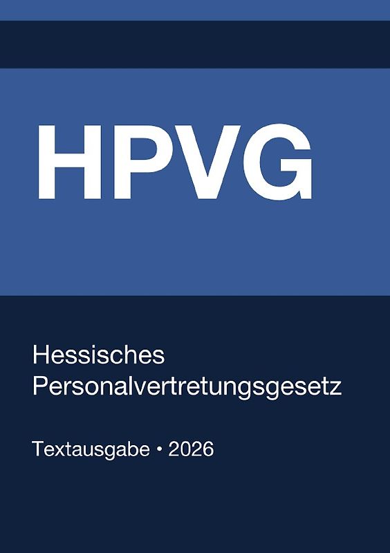 HPVG - Hessisches Personalvertretungsgesetz 2026