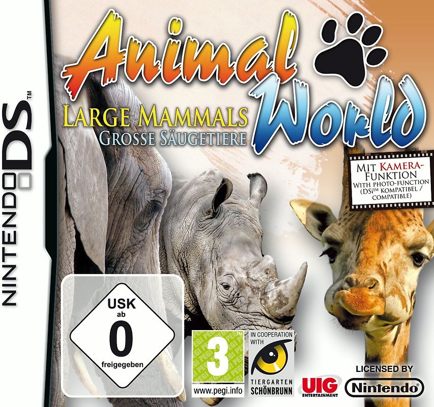 Animal World: Grosse Säugetiere Nintendo DS