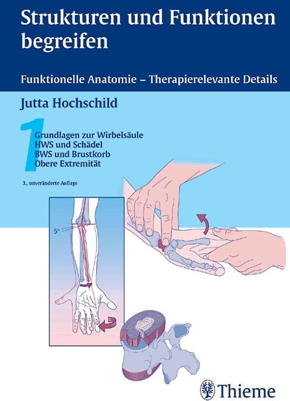 Strukturen und Funktionen begreifen. Funktionelle Anatomie - Therapierelevante Details / 1: Grundlagen zur Wirbelsäule, HWS und Schädel, BWS und Brustkorb, Obere Extrem