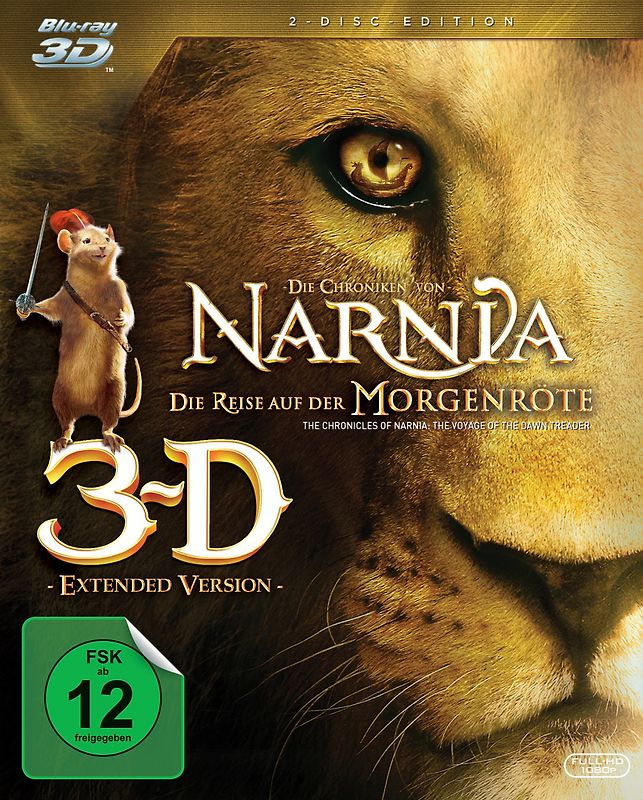 Die Chroniken von Narnia - Die Reise auf der Morgenröte 3D 3D Blu-ray Disc