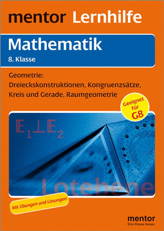 mentor Lernhilfe: Mathematik 8. Klasse