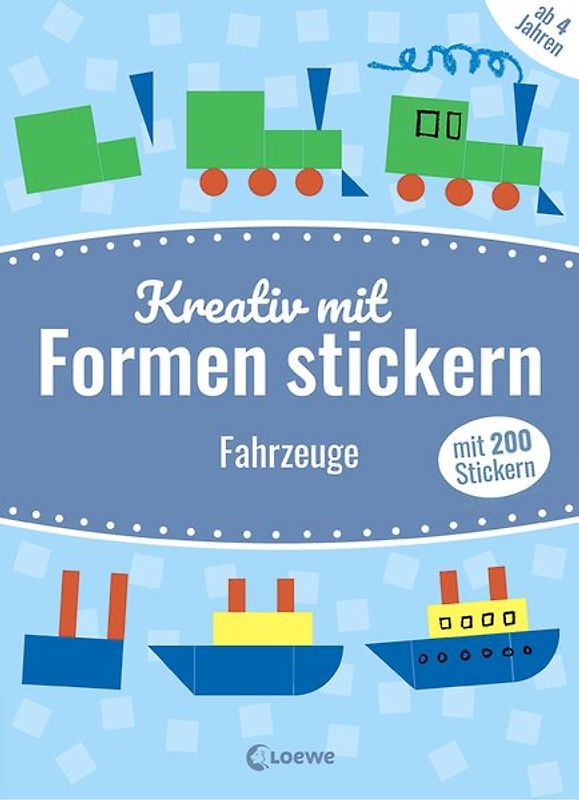 Mein kunterbuntes StickerBastelBuch - Fahrzeuge