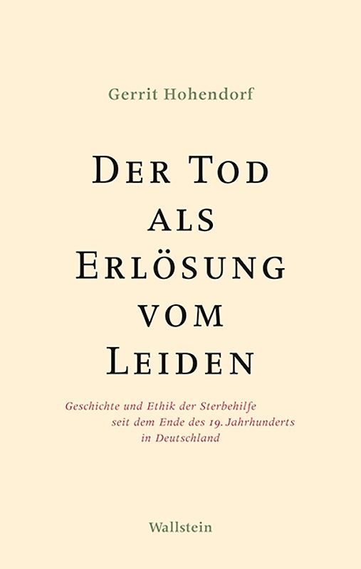 Der Tod als Erlösung vom Leiden