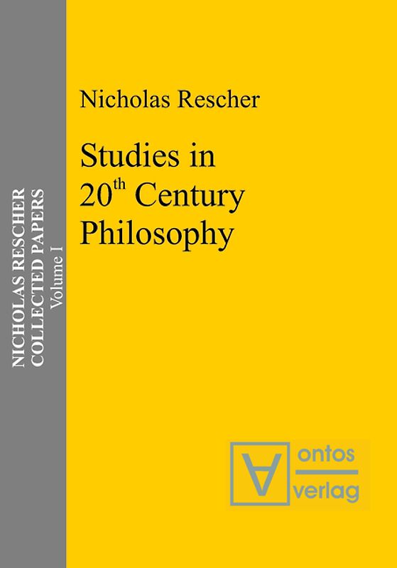 Collected Papers / Studies in 20th Century Philosophy
