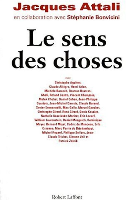 Le sens des choses