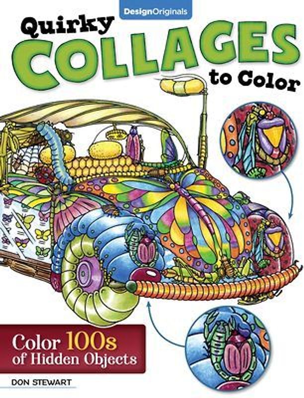 Quirky Collages to Color