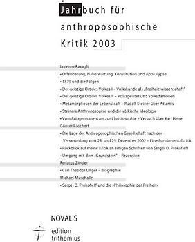Jahrbuch für Anthroposophische Kritik 2003