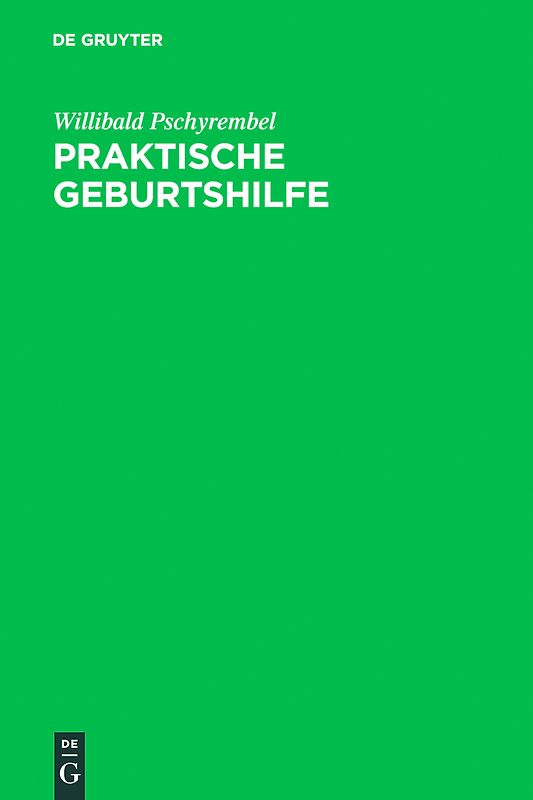 Praktische Geburtshilfe