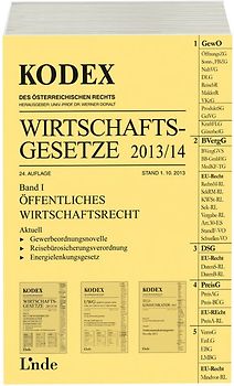 KODEX Wirtschaftsgesetze Band I 2013/14