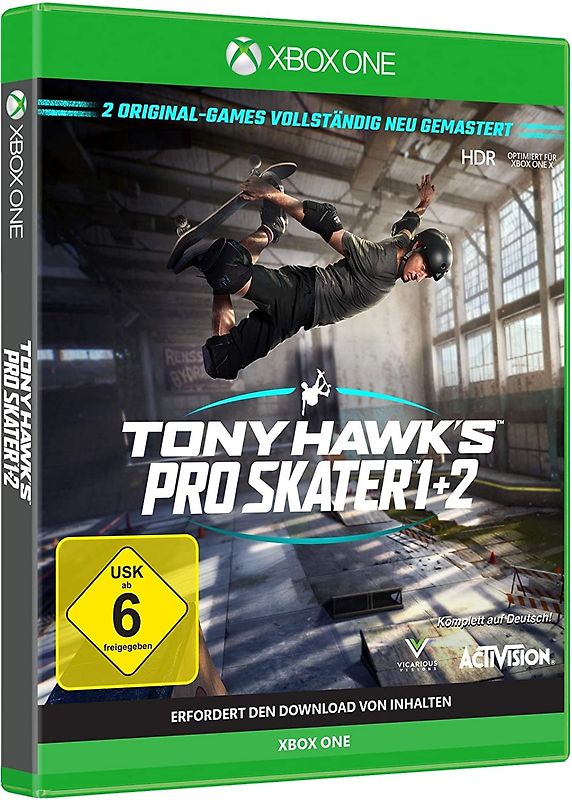 Tony Hawk's Pro Skater 1+2 (Remastered) Xbox One