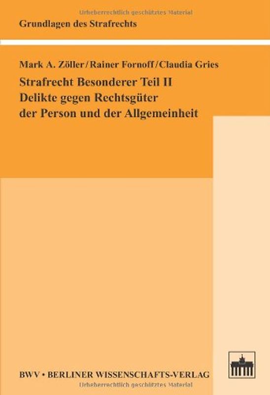 Strafrecht Besonderer Teil II