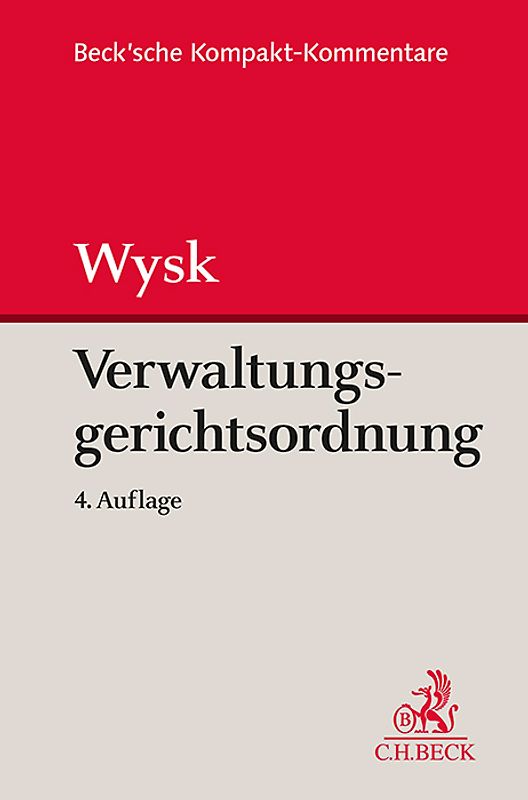 Verwaltungsgerichtsordnung. VwGO