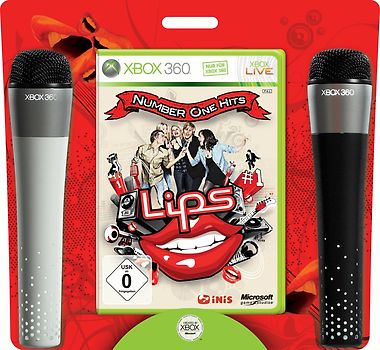 Lips: Number One Hits - 2 Mikrofone Bundle Xbox 360