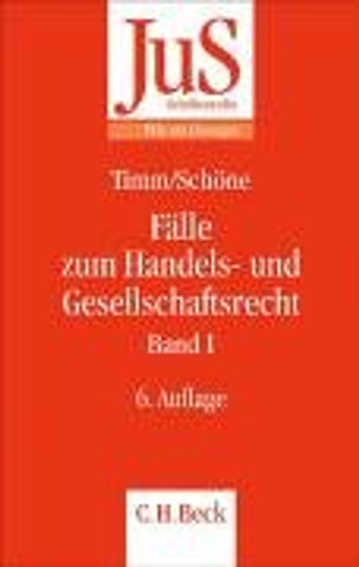 Fälle zum Handels- und Gesellschaftsrecht Band I