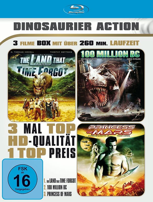 Dinosaurier Action (3 Filme Metallbox-Edition) Blu-ray Disc