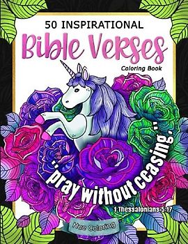 50 Inspirational Bible Verses Coloring Book
