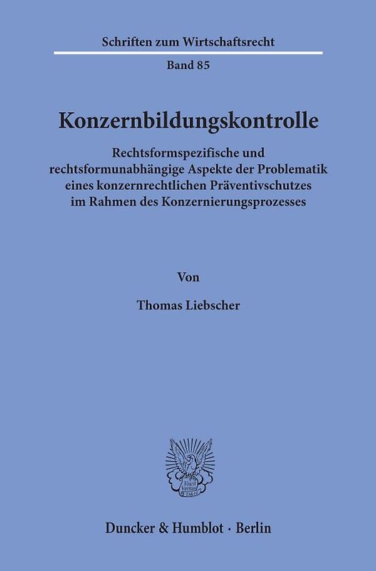 Konzernbildungskontrolle.