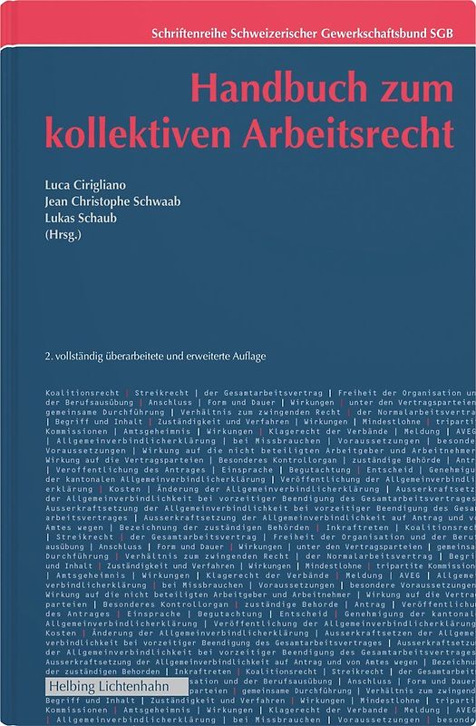 Handbuch zum kollektiven Arbeitsrecht