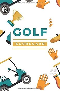 Golf Scorecard: Scorebook und Scorekarten für den Golfplatz - Für mehr als 50 Golfspiele - Geschenk und Zubehör für Golfer und Golfspieler - Golf Organizer