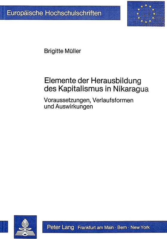 Elemente der Herausbildung des Kapitalismus in Nikaragua