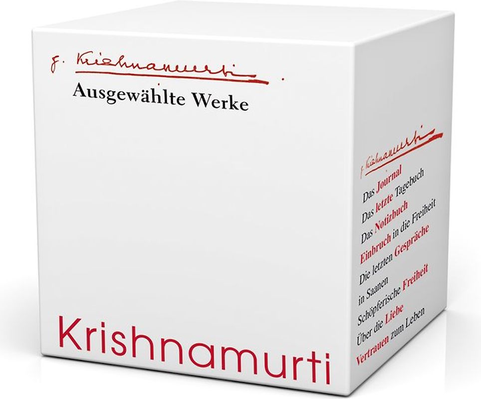 Krishnamurti Ausgewählte Werke