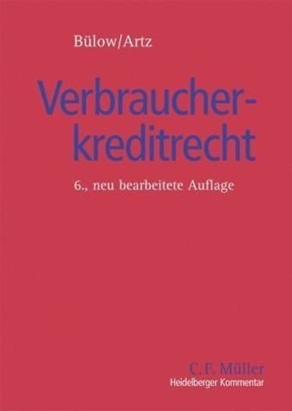 Heidelberger Kommentar zum Verbraucherkreditrecht