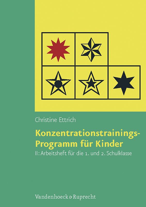 Konzentrationstrainings-Programm für Kinder. Arbeitsheft II: 1. und 2. Schulklasse