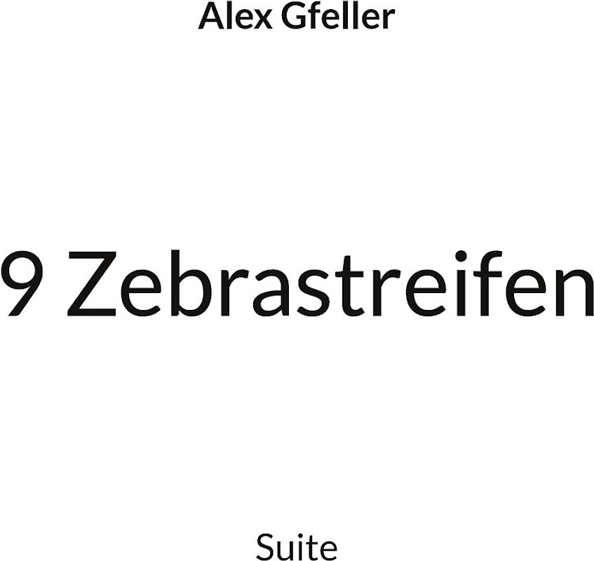 9 Zebrastreifen