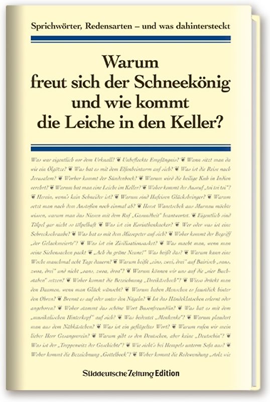 Warum freut sich der Schneekönig und wie kommt die Leiche in den Keller?