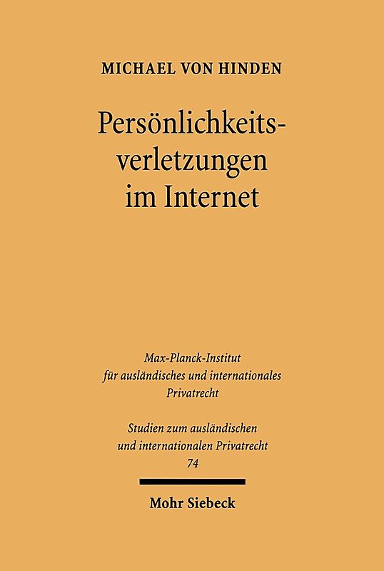 Persönlichkeitsverletzungen im Internet