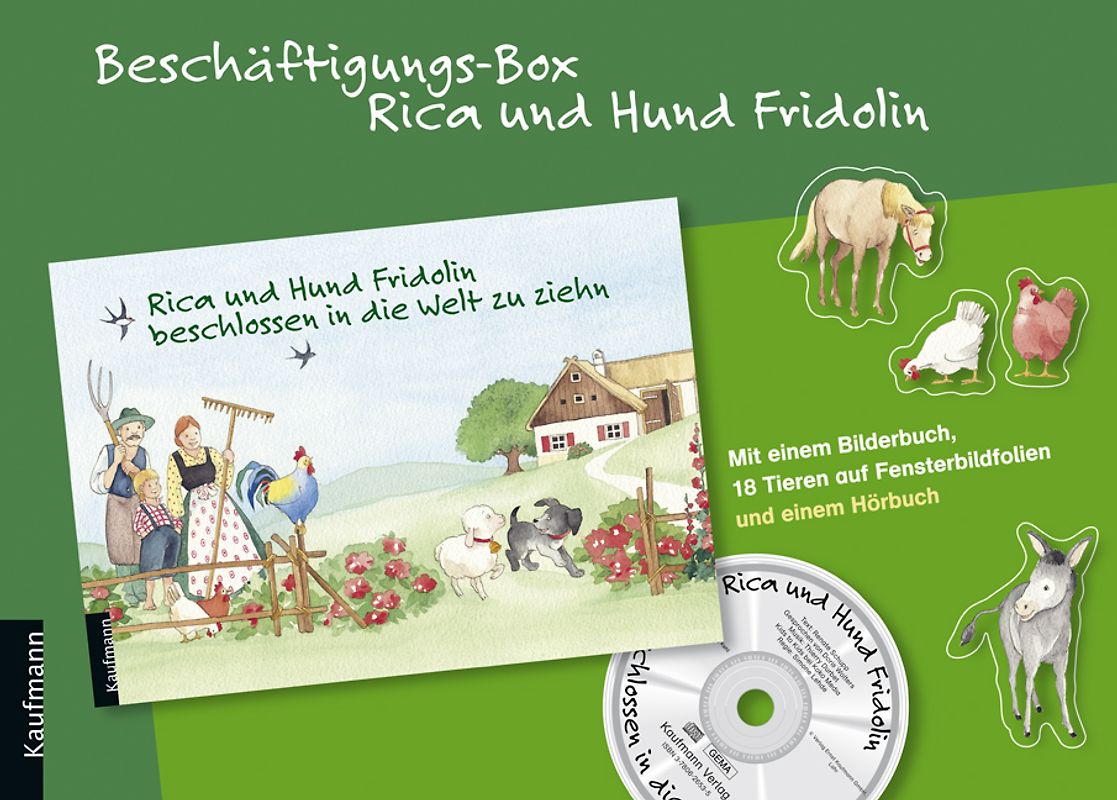 Beschäftigungs-Box Rica und Hund Fridolin
