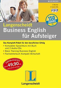 Langenscheidt Business English für Aufsteiger - Set mit 3 Büchern und 2 Audio-CDs. Das Komplett-Paket für den beruflichen Erfolg