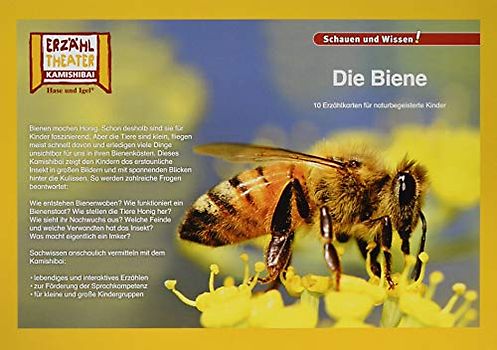Die Biene / Kamishibai Bildkarten: 10 Fotobildkarten für das Erzähltheater