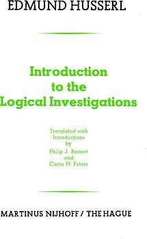 Introduction to the Logical Investigations