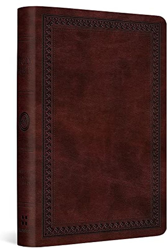 ESV Value Compact Bible: ESV Value Compact Bible, Trutone Mahogany, Border Design