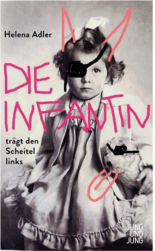 Die Infantin trägt den Scheitel links